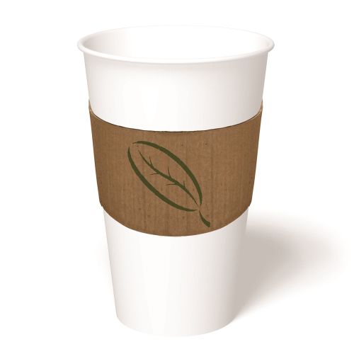 Cup Buddy® Hot Cup Sleeve, Plain Stock, Fits 10-24oz Cups